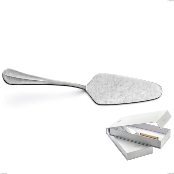 Confezione a libro 1 pezzo pala torta Royal Retro, Acciaio inox 18-10 finitura vintage, spessore 2.5 mm