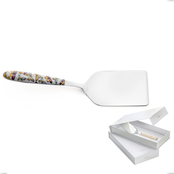 Confezione a libro 1 pezzo pala lasagne vero butterfly, acciaio 18.0 nickel free, manicatura pbt sublimato acciaio lucido