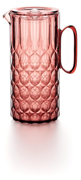 Caraffa con coperchio SAN, Bio-based SMMA Dimensioni 11,3x16,9x h28,8 cm - 1750 cc- 1750 cc VANITY BPA FREE in Scatola Guzzini Malva