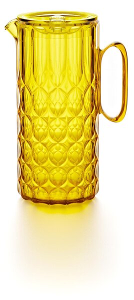 Caraffa con coperchio SAN, Bio-based SMMA Dimensioni 11,3x16,9x h28,8 cm - 1750 cc- 1750 cc VANITY BPA FREE in Scatola Guzzini Giallo Zafferano