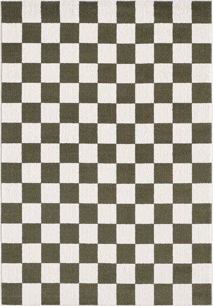 Tappeto verde/color crema 200x290 cm Bistro – ESTE