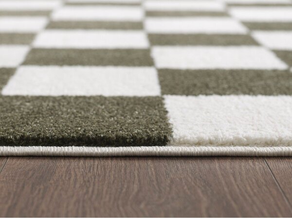Tappeto verde/color crema 200x290 cm Bistro – ESTE