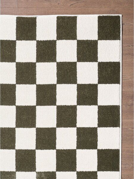 Tappeto verde/color crema 200x290 cm Bistro – ESTE