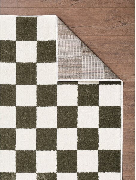 Tappeto verde/color crema 200x290 cm Bistro – ESTE
