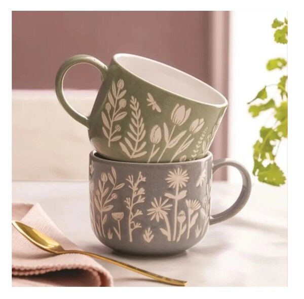 Tazza verde in ceramica 400 ml In The Meadow – Mason Cash