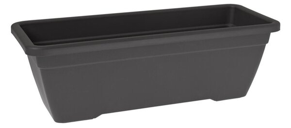 Cassetta portafiori Venezia ARTEVASI in plastica colore antracite H 16.3 cm, L 40 x P 19.5 cm Ø 40 cm