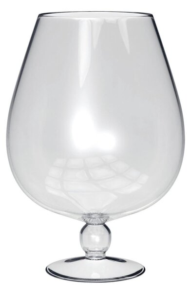 Vaso in vetro trasparente H 24 cm, Ø 20.5 cm