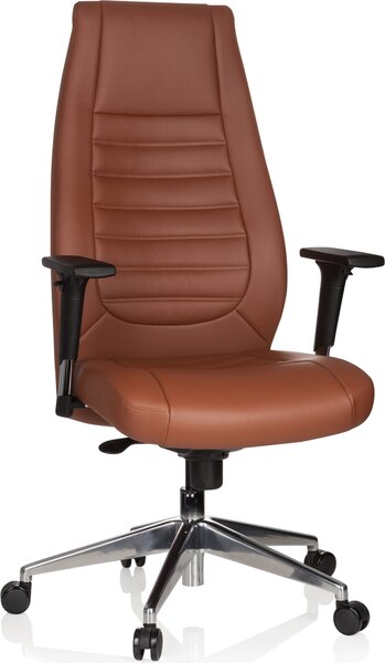 Hjh OFFICE Sedia professionale direzionale VITORO Sedia da ufficio ergonomica con braccioli (regolabile in altezza) Sedia girevole in per ufficio, casa
