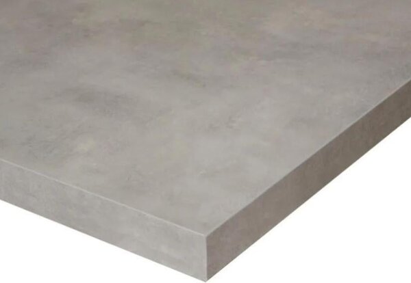 Top per lavabo SENSEA Remix L 150.4 x P 49 x H 3.8 cm grigio cemento laminato