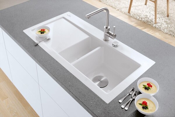 Villeroy & Boch Modern Steel - Miscelatore per lavello, antracite 96680105