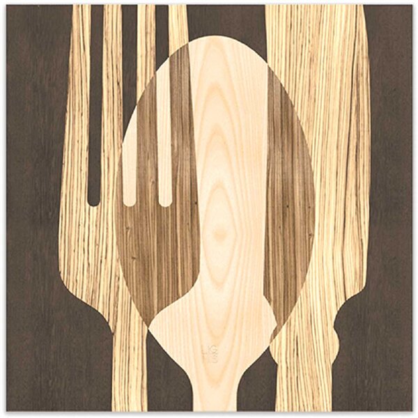 Lignis Quadro decorativo moderno in legno dallo stile astratto "Sovraposate" Dolcevita - Objects Legno Marrone Pannelli in Legno