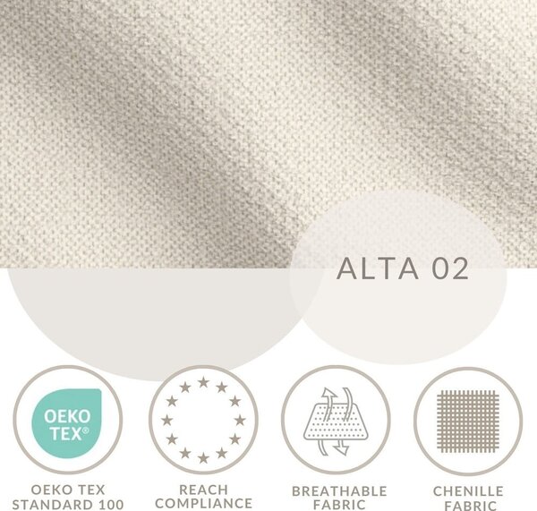Letto matrimoniale imbottito beige con spazio contenitivo e rete 180x200 cm Noto - Maison de Rêve