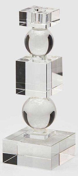 EDZARD Candeliere Su Piastra Marbella - 31x16cm, Portacandele Per 4 Candele A Colonna, In Acciaio Inox Nichelato, Elegante Centrotavola Natalizio