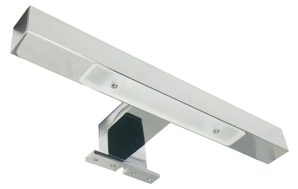Applique moderno Stratos LED cromo, in alluminio, 30x4.4 cm