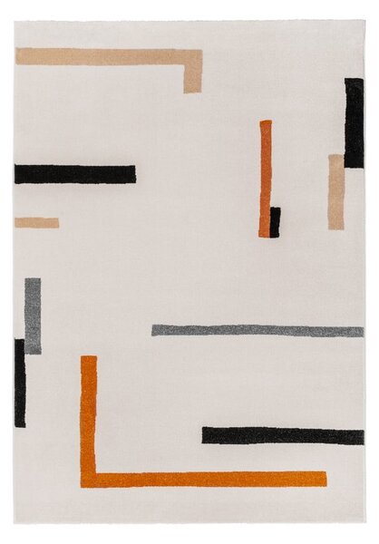 Tappeto arancione/color crema 80x150 cm Linea – Universal