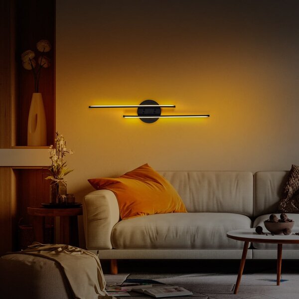 Lampada da parete LED nera Umut – Opviq lights