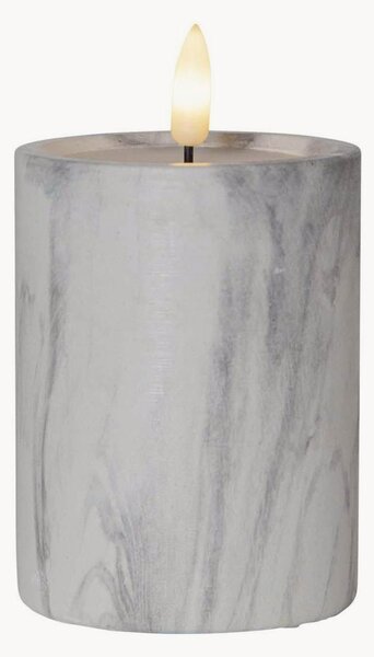Candela a LED a blocco con fiamma marmo con funzione timer