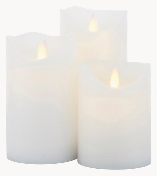 Set di 3 candele a LED Sara