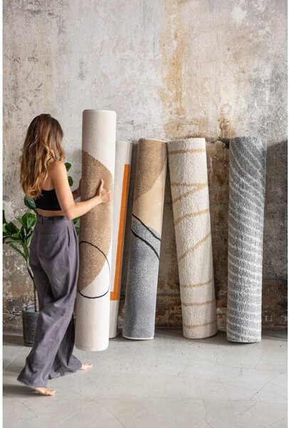 Tappeto color crema 160x230 cm Routa – Universal