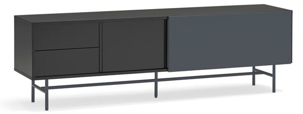 Tavolo TV nero-antracite 180x56 cm Nube - Teulat