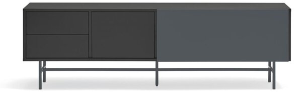 Tavolo TV nero-antracite 180x56 cm Nube - Teulat