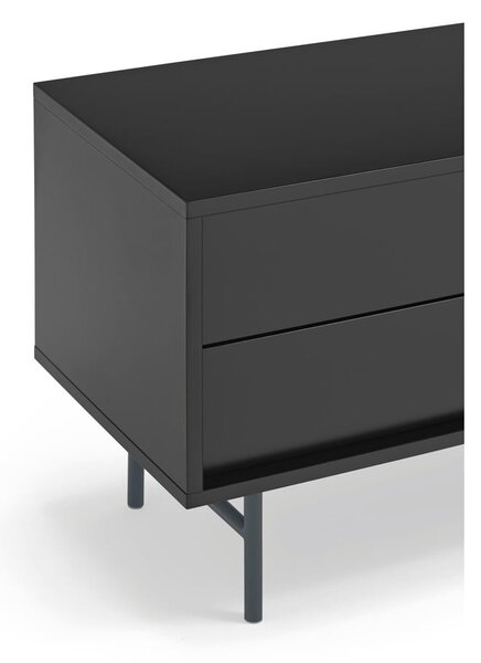 Tavolo TV nero-antracite 180x56 cm Nube - Teulat