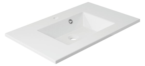 Base per la vasca rettangolare Neo L 76 x P 48.5 x H 11.2 cm in resina bianco