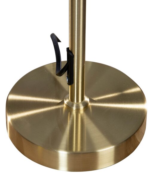 Lampada da Tavolo Oro con Paralume in Velluto Verde Ovale 35cm - Parte