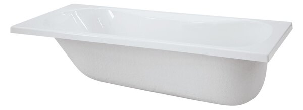 Vasca rettangolare Egeria bianco 80 x 170 cm