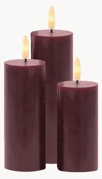 Set di 3 candele a LED a batteria Sille