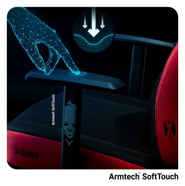 Sedia Da Gaming Diablo X-Gamer 2.0 Normal Size: Deep red