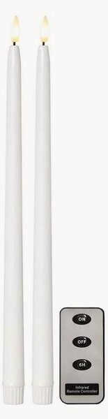 Set di 2 candele a bastoncino a LED con telecomando Flame Stripe