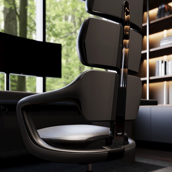 Sedia da ufficio Diablo V-Modular: Carbon Black