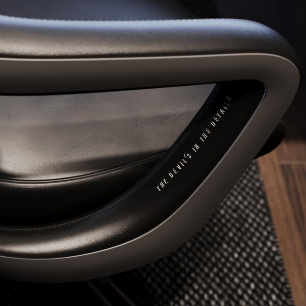 Sedia da ufficio Diablo V-Modular: Carbon Black