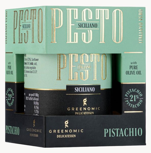 Pesto siciliano con pistacchio, 4 barattoli