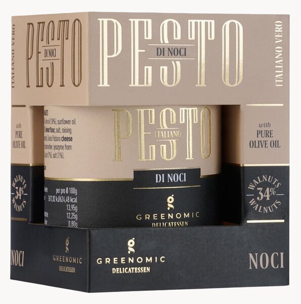 Pesto Italiano con noci, 4 barattoli