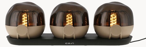 Set lampade da tavolo portatili a LED per interni ed esterni Cosisfera, dimmerabili, set da 4
