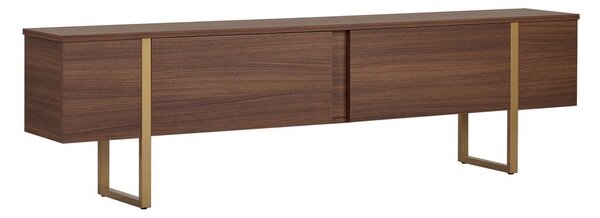 Mobile TV colore naturale scuro con effetto noce 180x50x30 cm Onera – Kalune Design