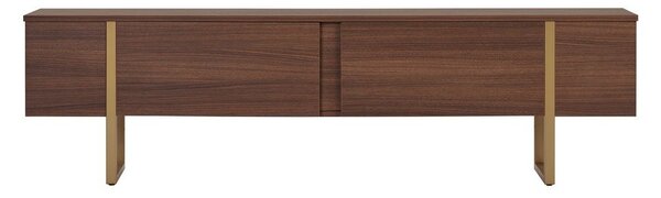 Mobile TV colore naturale scuro con effetto noce 180x50x30 cm Onera – Kalune Design