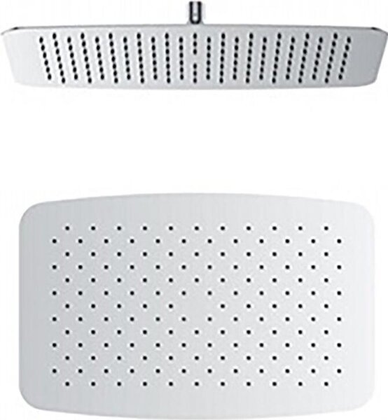 Beitz & Walz AqvaShower soffione doccia 550 x 350 x 2 mm / acciaio inossidabile lucido