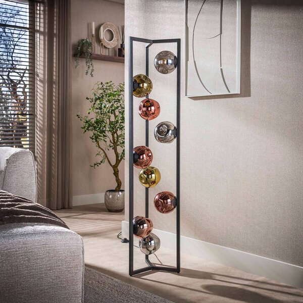 ZIJLSTRA Lampada da terra Stellar, Multicolore, Soggiorno / Sala da pranzo, Vetro, Scandinavo, Lampada da terra
