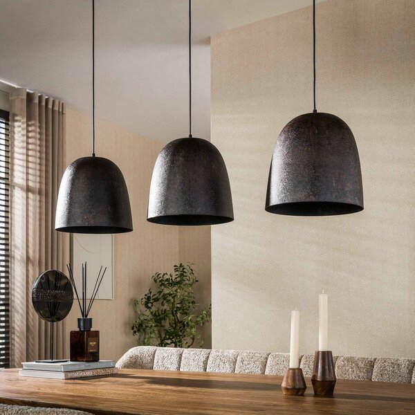 ZIJLSTRA Lampada a sospensione Nova, dimmerabile, Nero, Soggiorno / Sala da pranzo, Metallo, Scandinavo, Lampada a sospensione