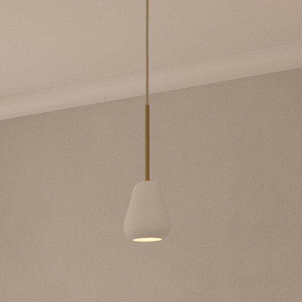 Nuura Aps Lampada a sospensione Anoli Spot, dimmerabile, Bianco / Opale, Soggiorno / Sala da pranzo, Metallo, Scandinavo, Lampada a sospensione