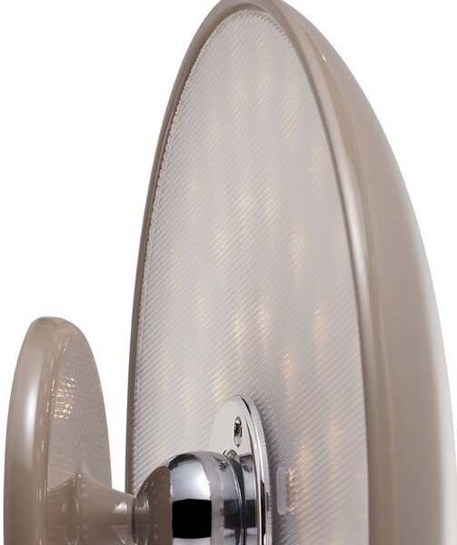 Beacon Lighting Lampada da tavolo LED ricaricabile Kinoko, marrone, 27 cm, CCT dimmerabile, Marrone / Ruggine, Soggiorno / Sala da pranzo, Plastica, Moderno