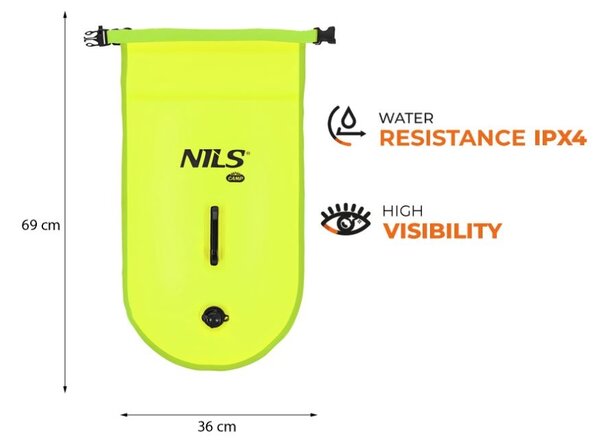 Boa galleggiante di sicurezza per nuoto