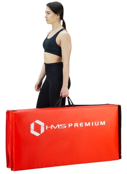 Tappeto da ginnastica spesso e pieghevole Premium HMS
