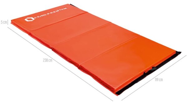 Tappeto da ginnastica spesso e pieghevole Premium HMS