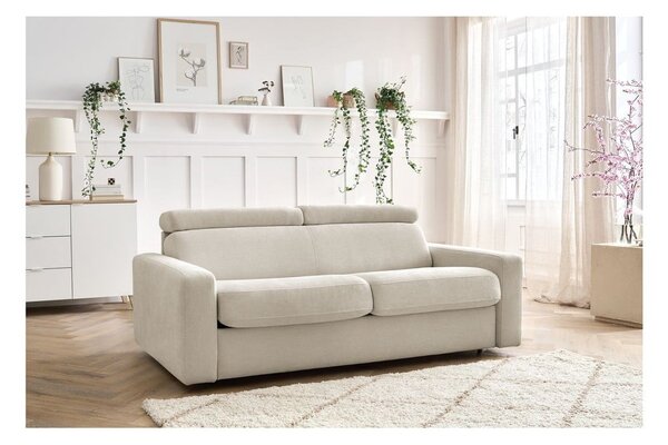 Divano color crema allungabile 195 cm Monaco – Bobochic Paris