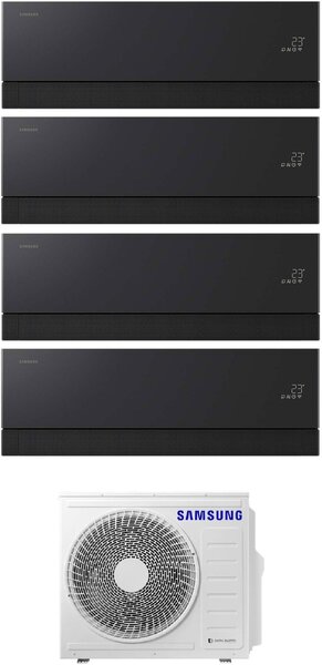 Samsung Climatizzatore Quadri Split Inverter 12000+12000+12000+12000 btu Condizionatore con Pompa di Calore Gas R32 Wi-Fi Classe A++/A+ (Unit Inte