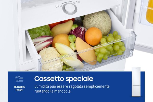 Samsung Frigorifero Combinato Classe energetica D, Capacit 390 Litri, WiFi, SpaceMax, Total No Frost, Digital Inverter, Garantito 20 Anni, colore 